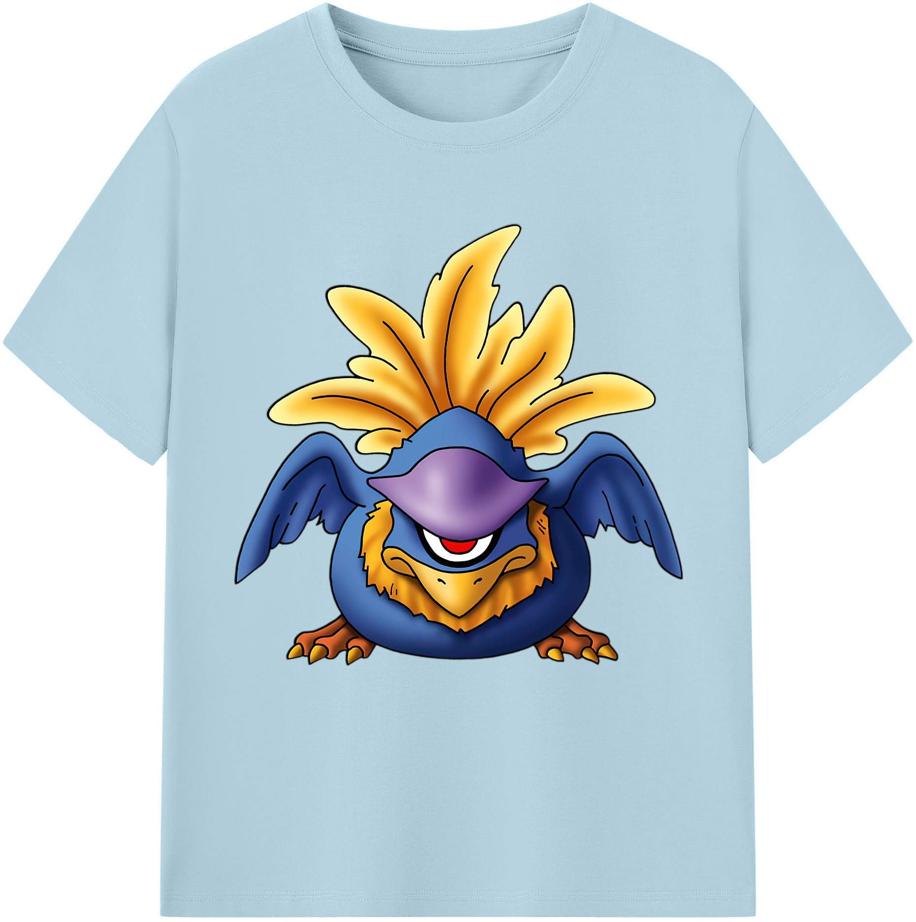 （画像用） ドラゴンクエスト Doragon Kuesuto Dragon Quest 綿100％半袖Tシャツ（フロントプリント）